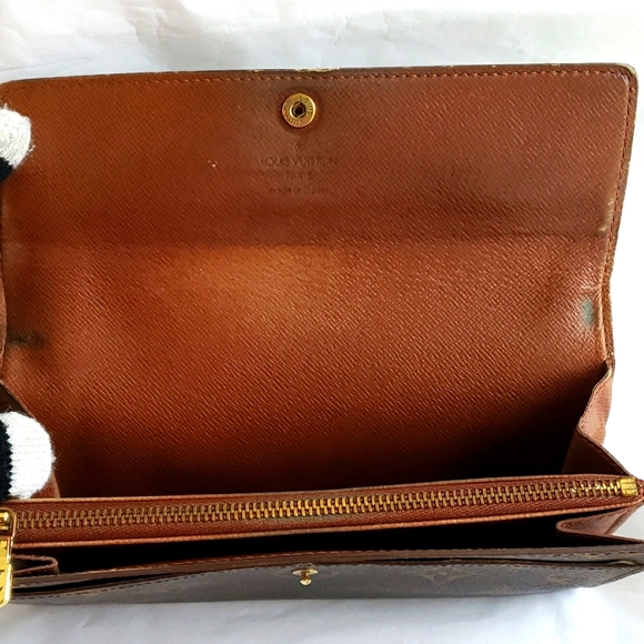 Authentic LOUIS VUITTON Monogram Sarah Bifold Long Wallet LAST PRICE FIRM! - Picture 7 of 15